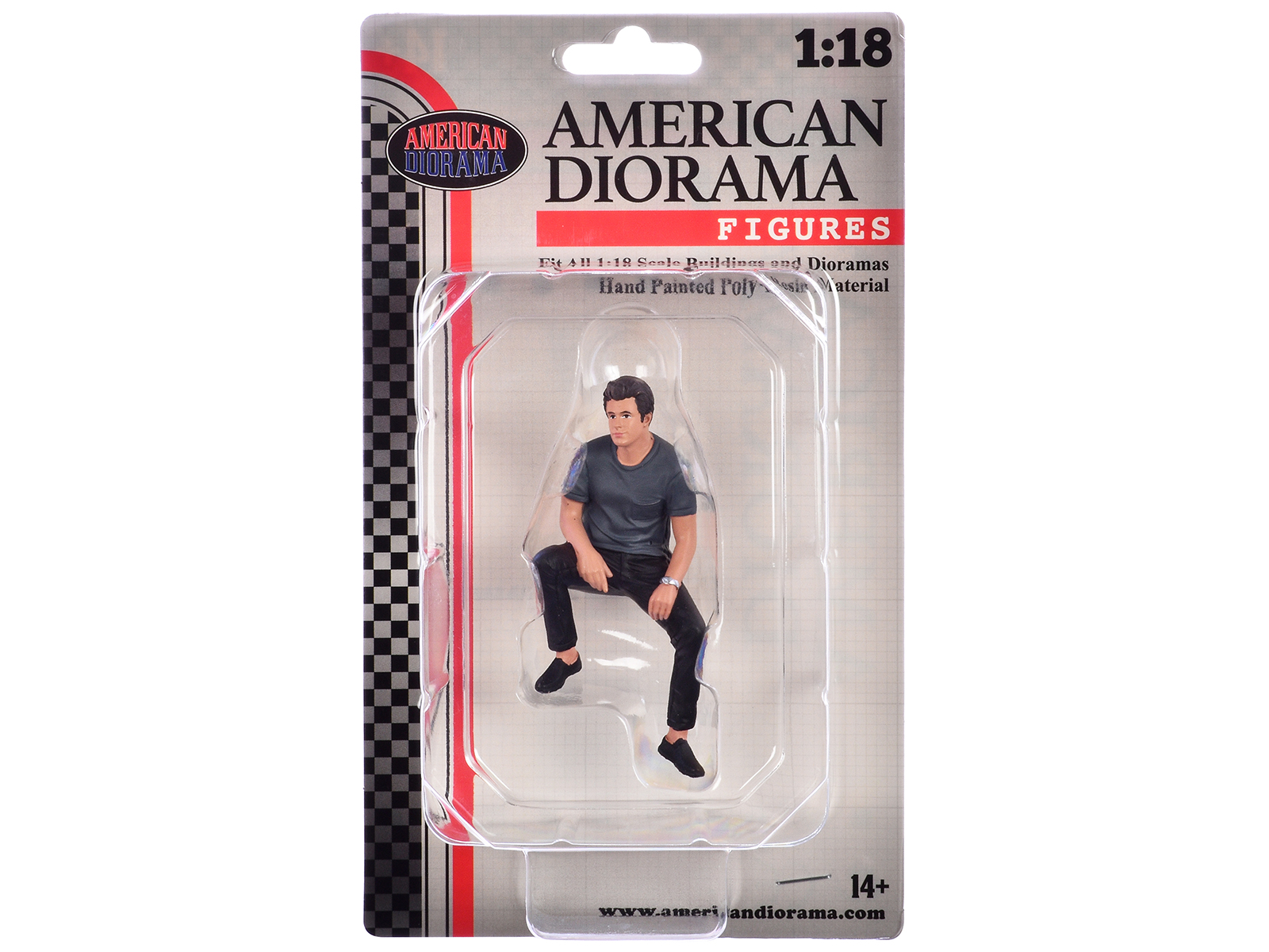 Gentlemen's Club Figure 5 for 1/18 Scale Models by American Diorama -  Southwest Hobbies